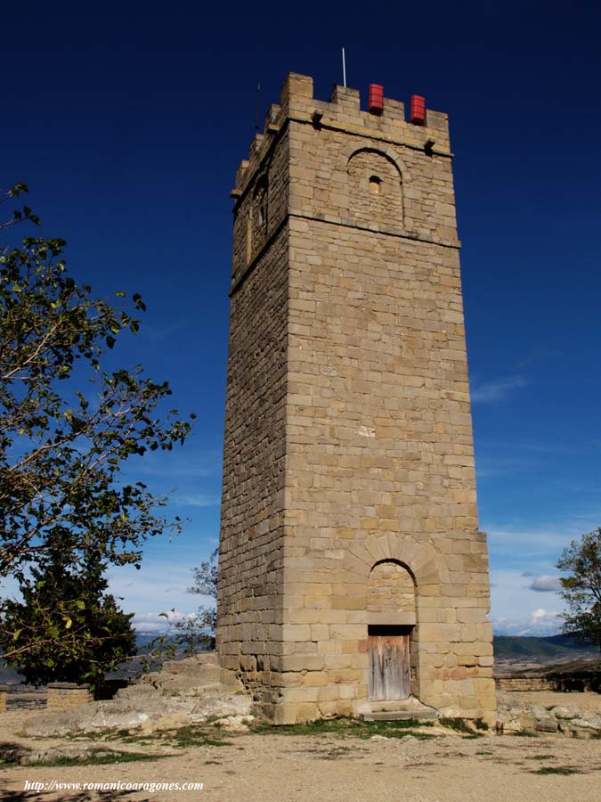 TORREN DEL CASTILLO DE SOS. VISTA SURESTE